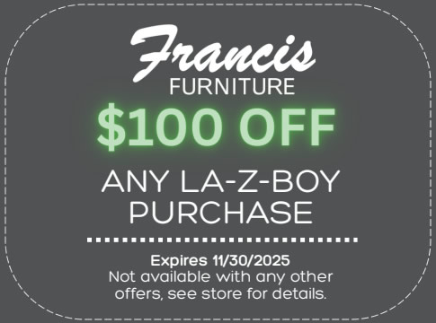 $100 off any La-Z-Boy purchase!