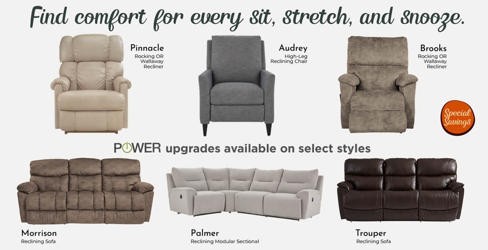 Find the comfort for every sit, stretch, and snooze.