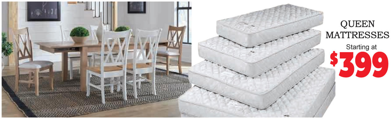 Queen Mattresses $399