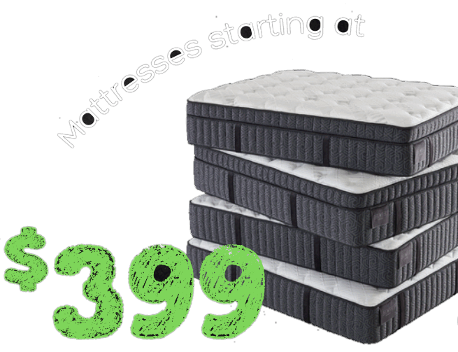 Mattresses starting at $399